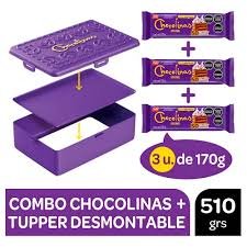 Combo 3 Chocolinas & Molde Desmontable Chocotorta 510 G