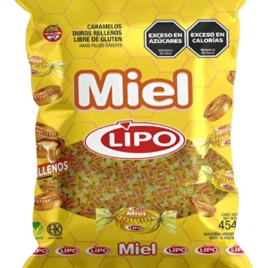 Caramelo Lipo Relleno De Miel X 454g