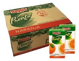 Jugo Baggio Naranja 125ml - Caja X 18